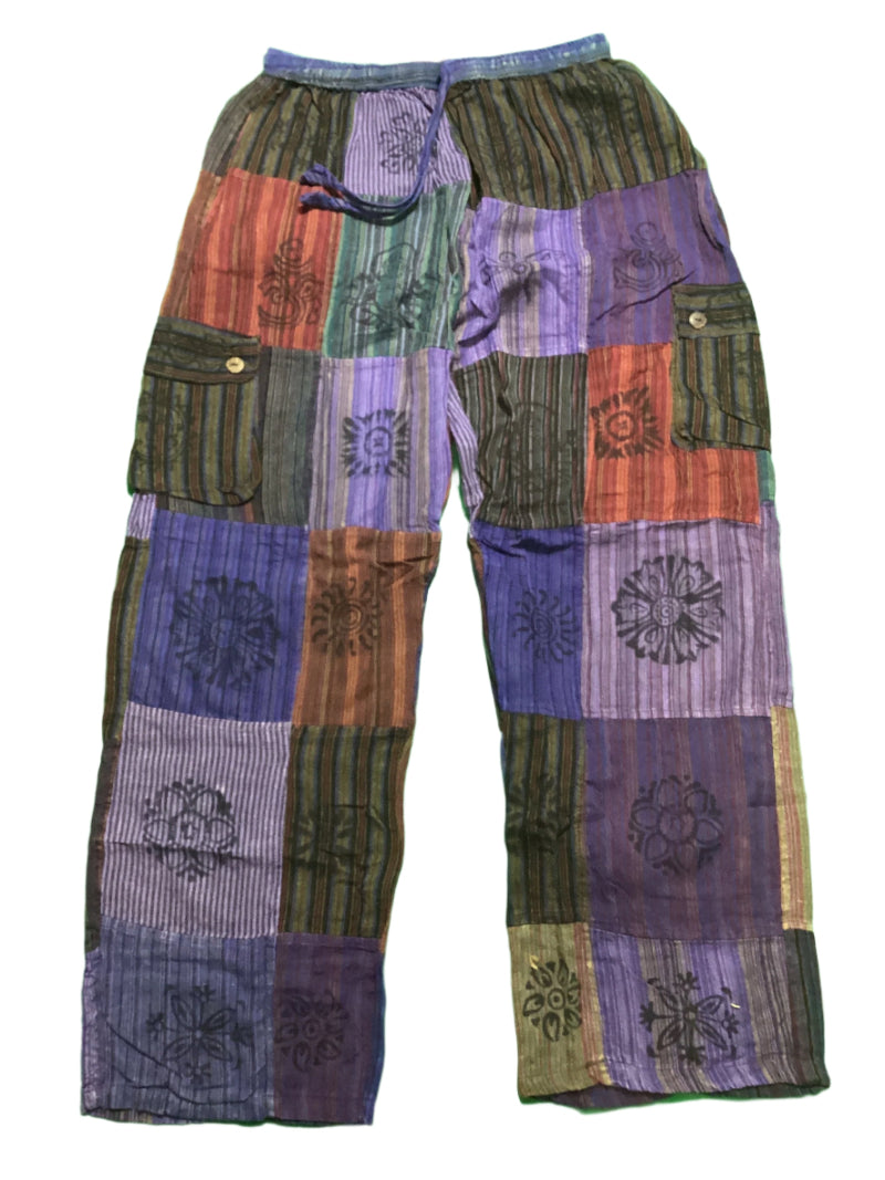 Men's/ Unisex Patchwork Cargo Pants Size X Large-Hand Picked Imports