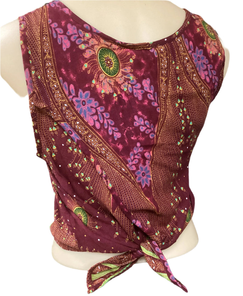 Ladies summer Rayon Top Size Medium-Hand Picked Imports