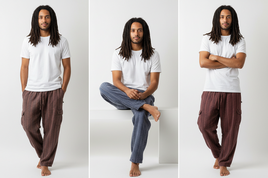 Men's/ Unisex Cotton Cargo Pants - Made in India-Hand Picked Imports