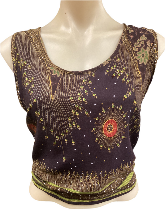 Ladies summer Rayon Top Size Medium-Hand Picked Imports
