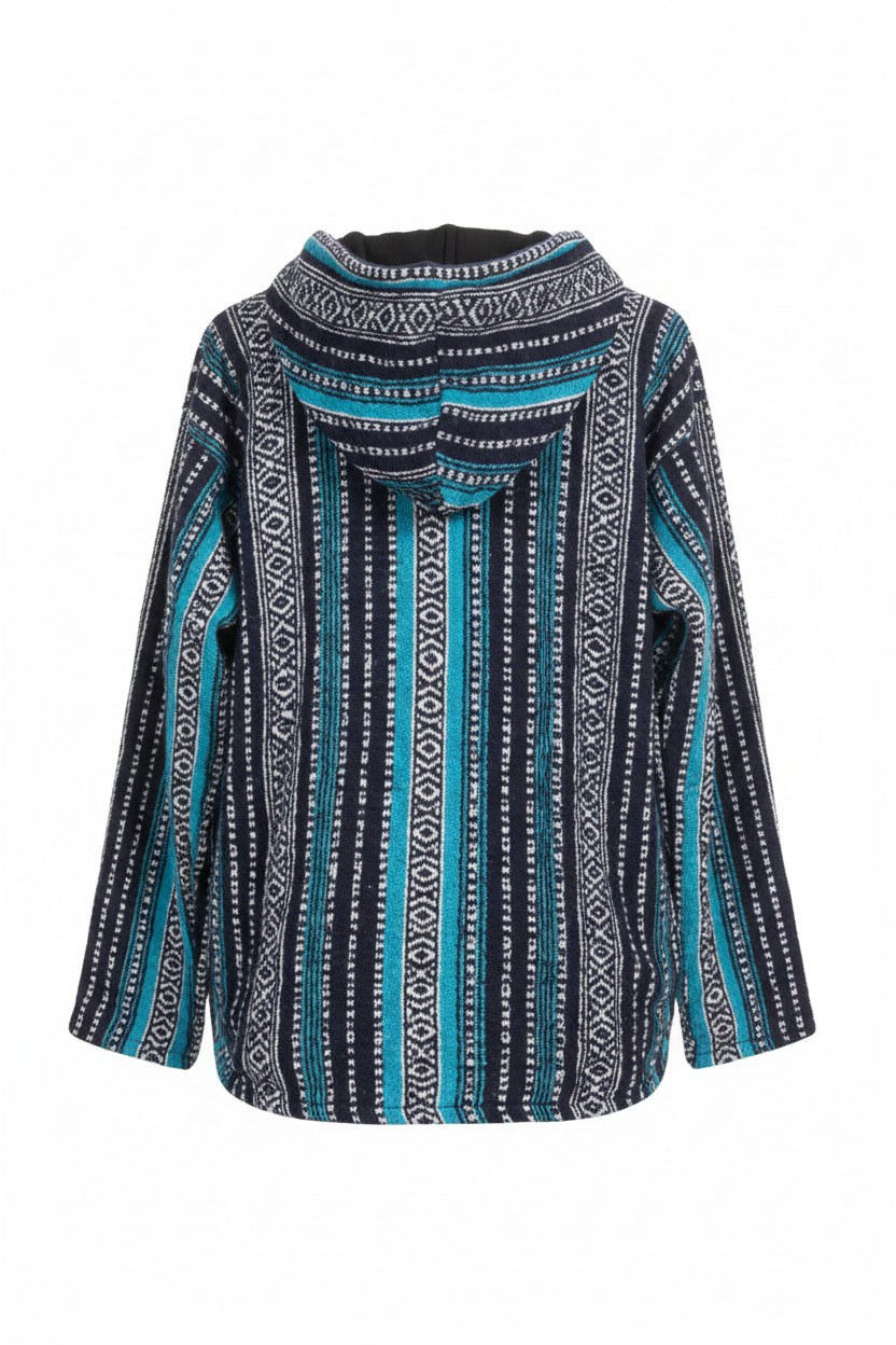Lined Brushed Cotton Winter Jacket Made in Nepal Size XXL-Hand Picked Imports
