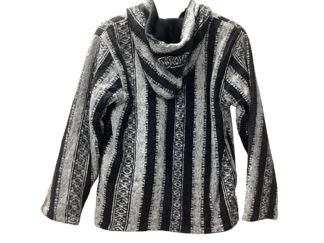 Lined Brushed Cotton Boho Winter Jacket Made in Nepal Size Small-Hand Picked Imports