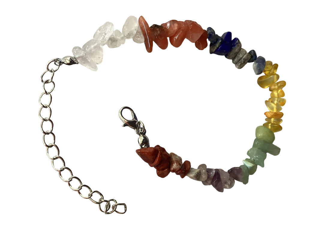 Adjustable Crystal Chip Anklets-Hand Picked Imports