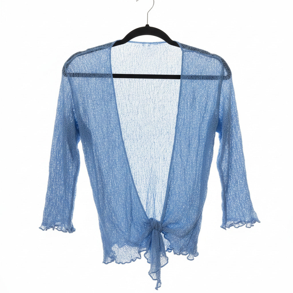 Ladies Stretchy Crochet Cardigan/Shrug Size 8 to 14-Hand Picked Imports
