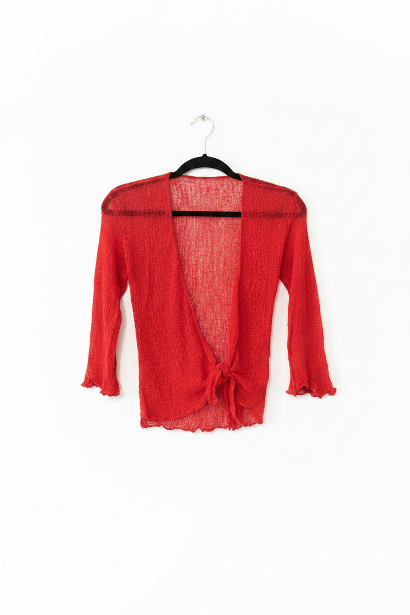 Ladies Stretchy Crochet Cardigan/Shrug Size 8 to 14-Hand Picked Imports