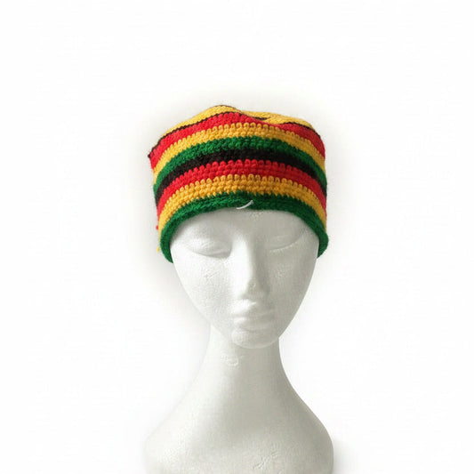 Unisex Rasta Knitted Festival Winter Beanie-Hand Picked Imports