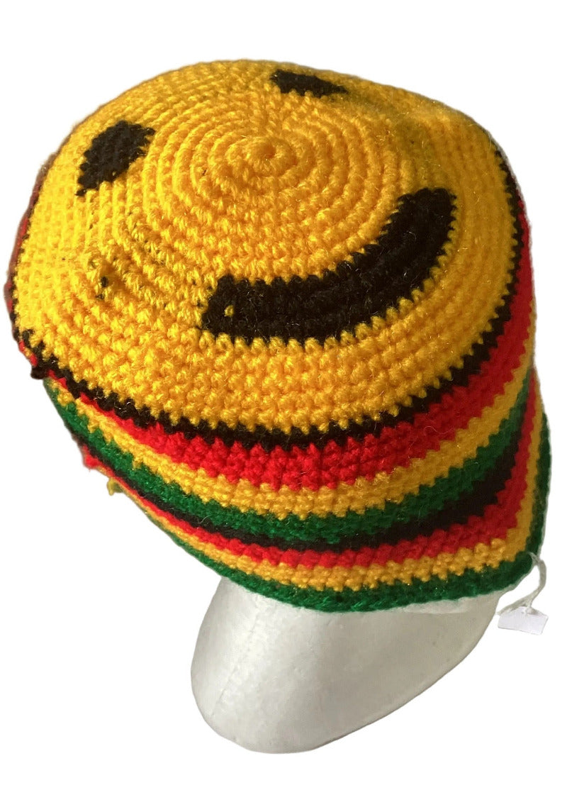 Unisex Rasta Knitted Festival Winter Beanie-Hand Picked Imports