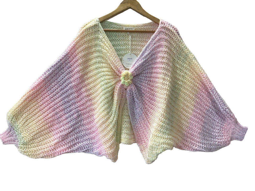 Ladies Soft Spring BoHo Loose Knit Jumper Free Size-Hand Picked Imports