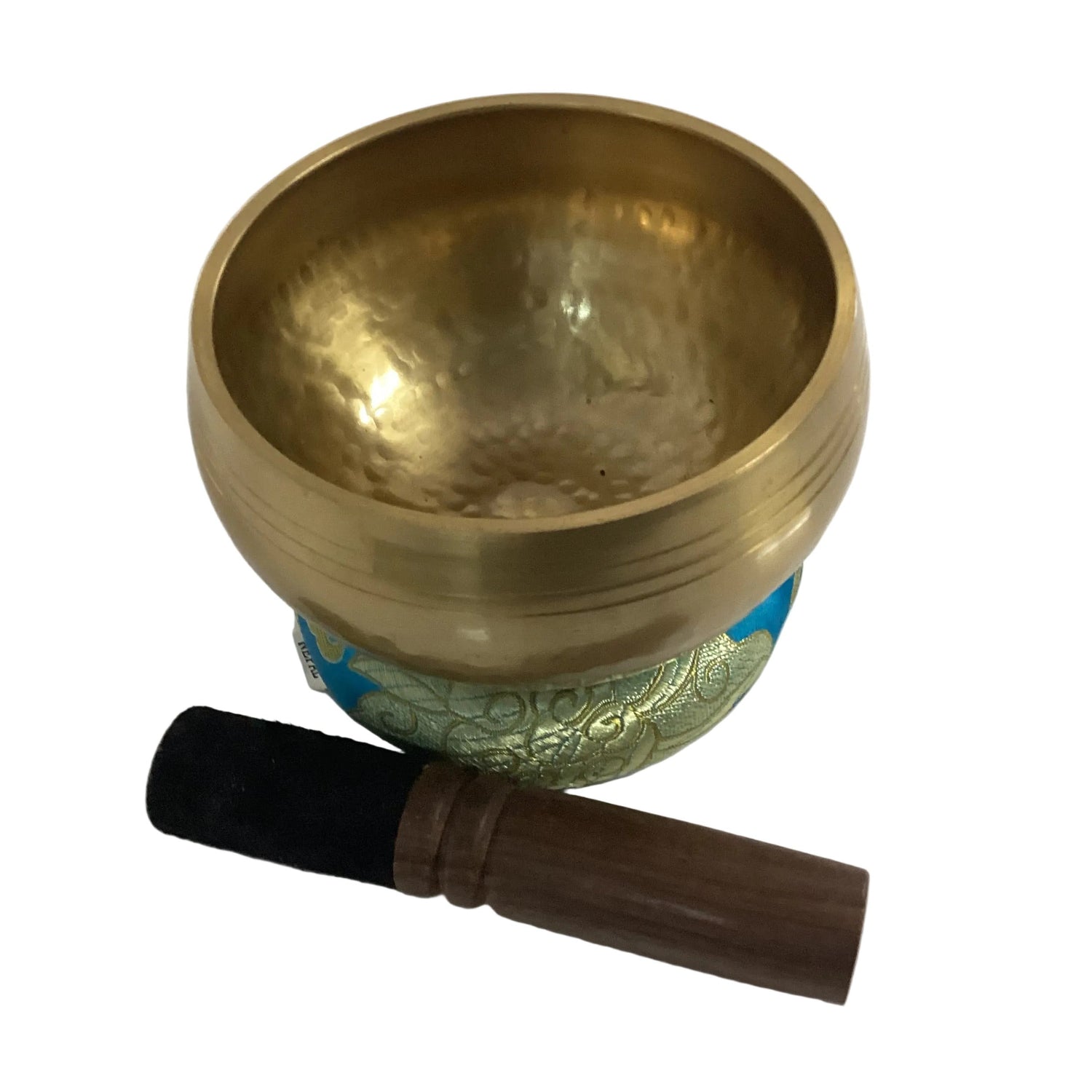Hand-Beaten Singing Bowl Set 11 cm Comes With Striker and Cushion-Hand Picked Imports