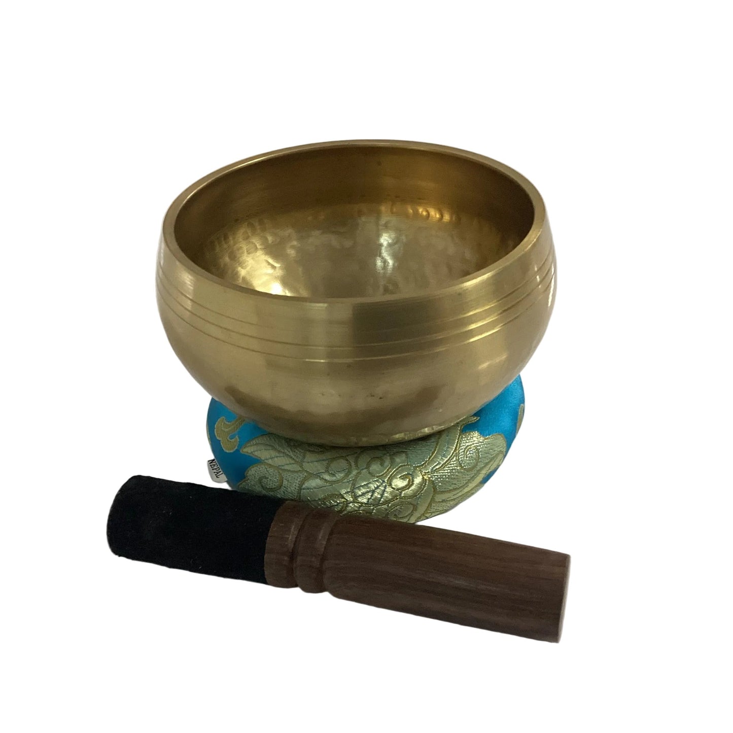 Hand-Beaten Singing Bowl Set 11 cm Comes With Striker and Cushion-Hand Picked Imports
