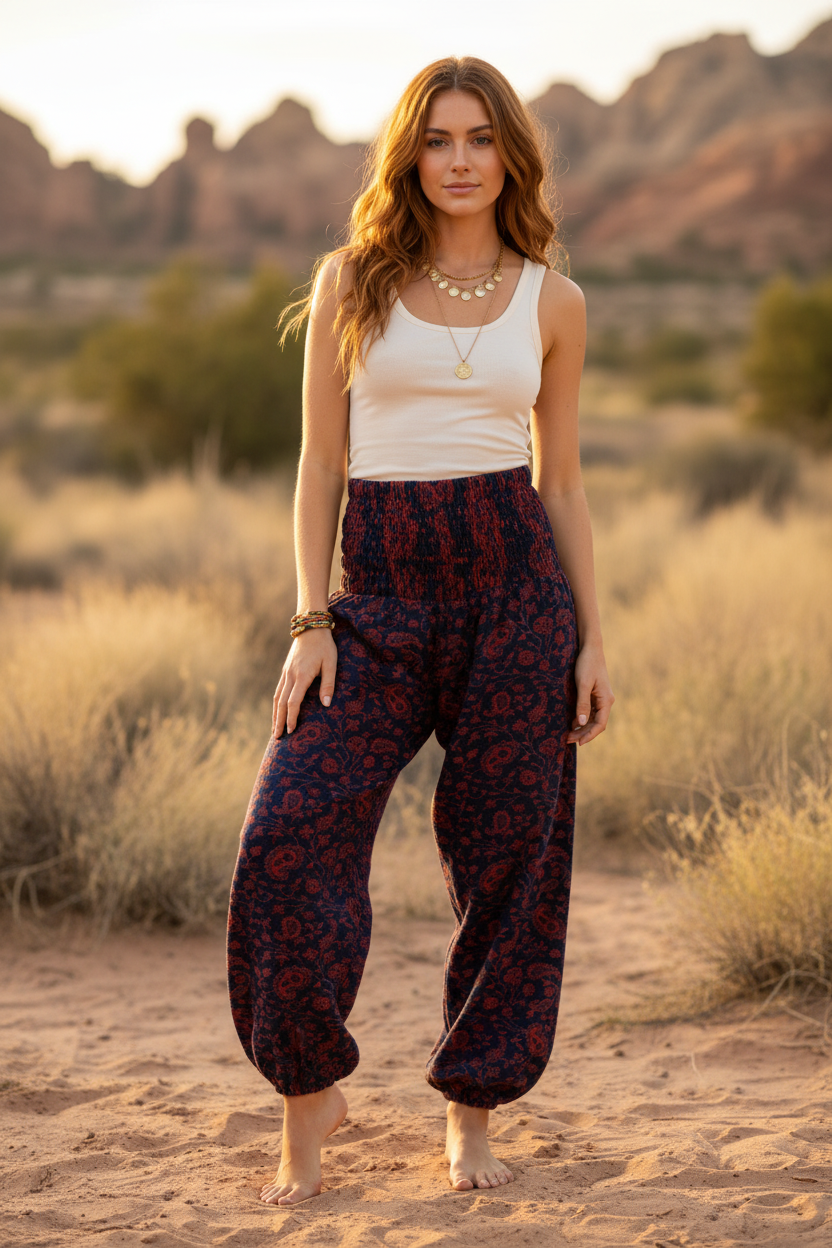 Comfortable Stretchy Wooly Winter Pants Size 6 to 14-Hand Picked Imports