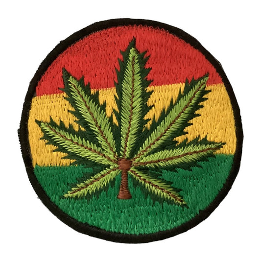 Sew on Rasta Hippie BoHo Festival Patches Made in Nepal 9cm across-Hand Picked Imports