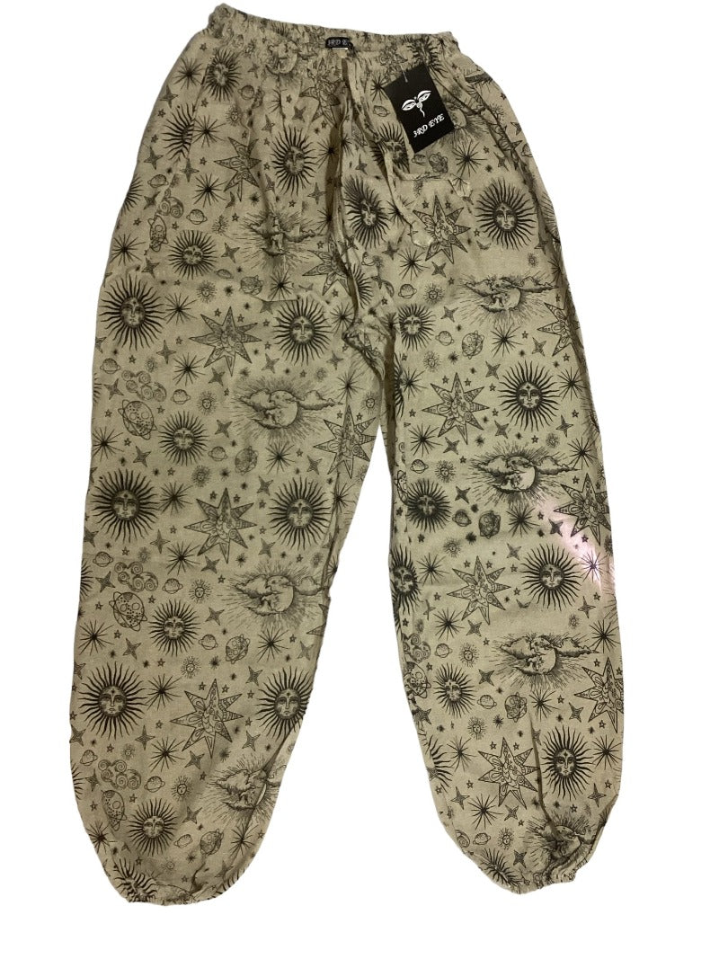 Men's/ Ladies Unisex Festival Hippie Cotton Sun Pants-Hand Picked Imports