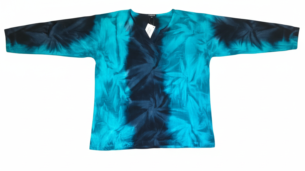 Men's/ Unisex Tie Dyed Long Sleeve BoHo Hippie Shirt Size 3XL-Hand Picked Imports