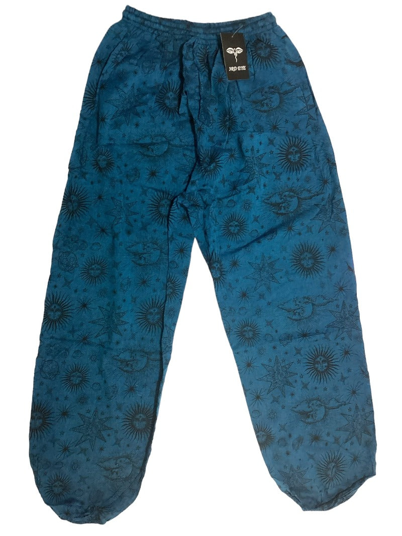 Men's/ Ladies Unisex Festival Hippie Cotton Sun Pants-Hand Picked Imports