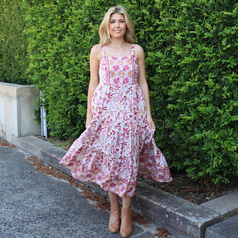 Ladies Summer Sleeveless Maxi Dress-Hand Picked Imports