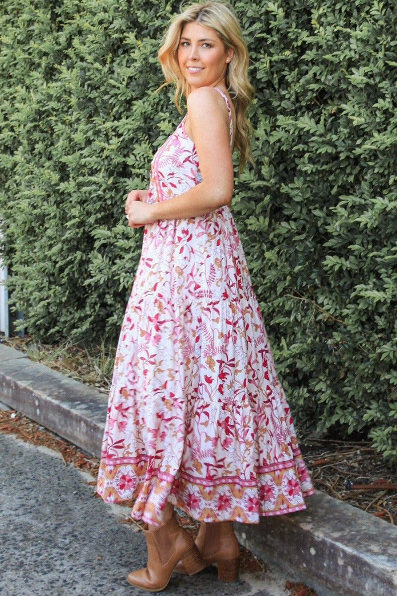 Ladies Summer Sleeveless Maxi Dress-Hand Picked Imports