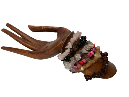 Crystal Chip Bracelets-Hand Picked Imports
