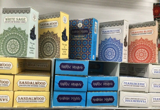 Sacred Tree Back Flow Incense Cones-Hand Picked Imports