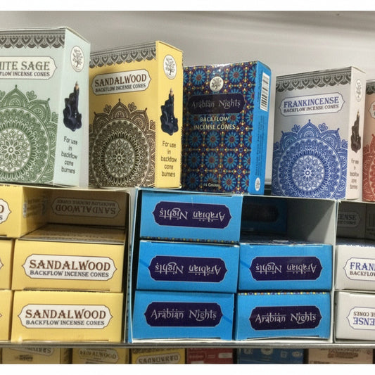Sacred Tree Backflow Incense Cones Made in India-Hand Picked Imports
