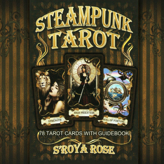 Steampunk Tarot Cards — 78-Card Deck & Guidebook-Hand Picked Imports