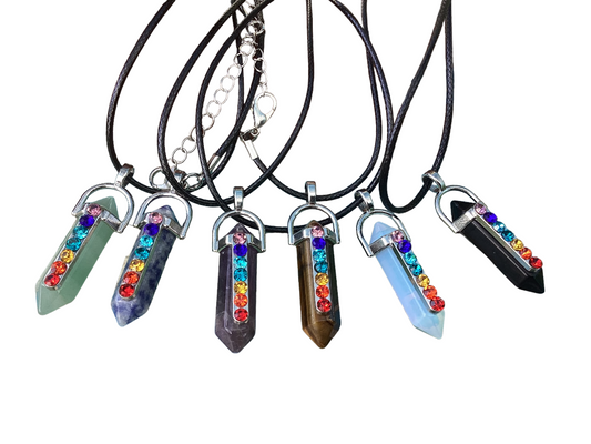 Crystal Chakra Pendant Necklace (Copy)-Hand Picked Imports