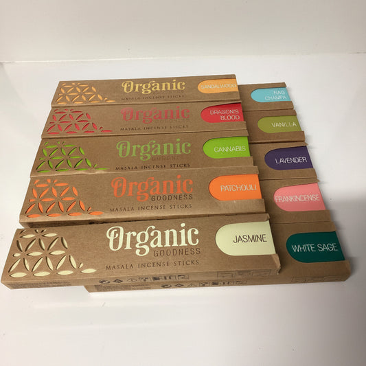 Song of India Organic Incense Sticks 15 g Made in India-Hand Picked Imports