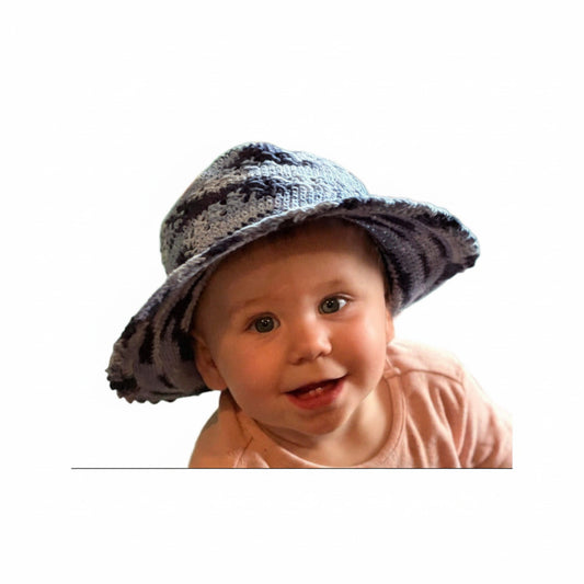 Toddlers/Kids BoHo Crochet Sun Hat Ages 1-5 Years-Hand Picked Imports