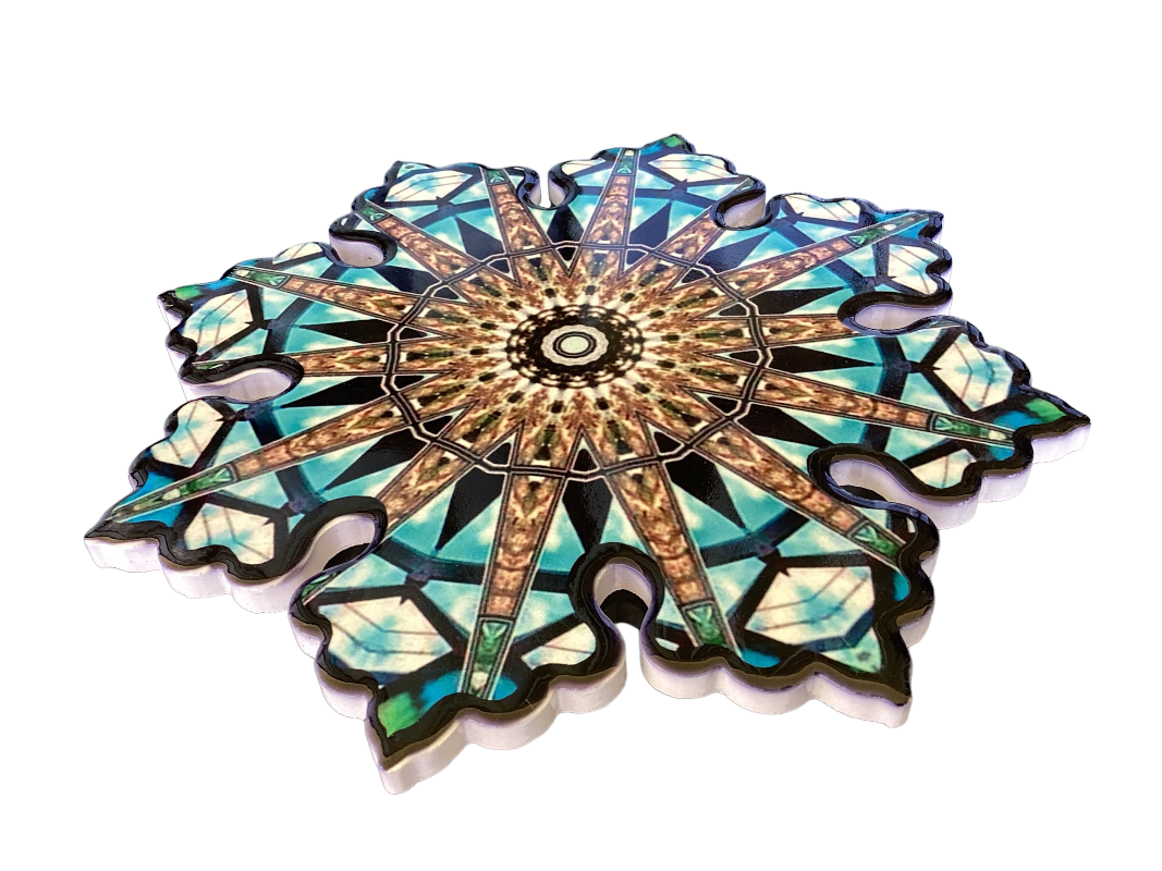 Snowflake shaped Trivet- Teapot Coasters 20 cm Wide-Hand Picked Imports