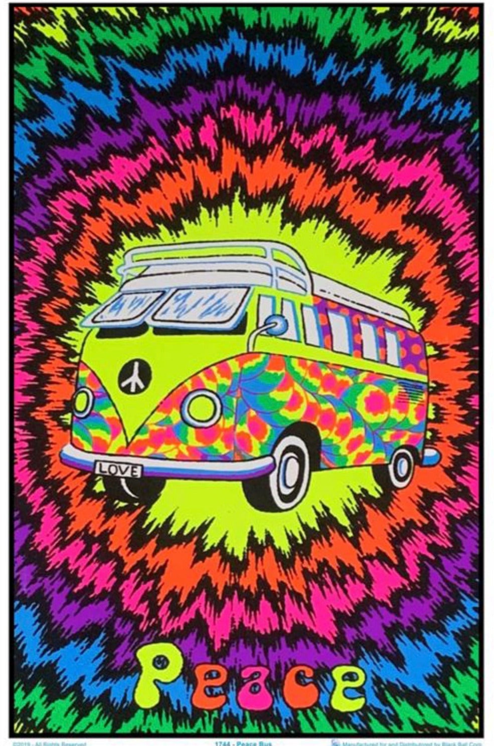 Kombi Velvet Blacklight Poster 55 X 85 cm-Hand Picked Imports